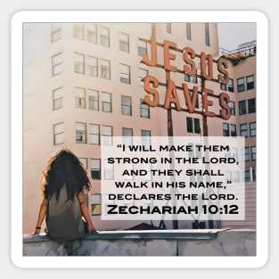 Zechariah 10:12 Sticker